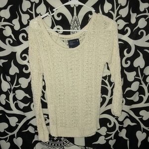 White American eagle sweater